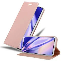 Cadorabo Ohišje, združljivo z Samsung Galaxy A91 / S10 LITE / M80s v klasična rožnata zlata - Zaščitni ovitek z magnetnim zapiranjem, stoječo funkcijo in režo za kartice