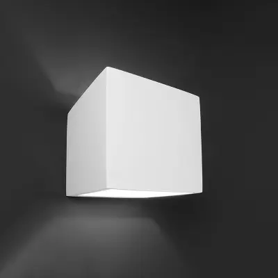 G9 LED kockasta mavčna stenska svetilka z dvojnim svetlobnim snopom notranja dnevna soba predhodna pisarna 230V