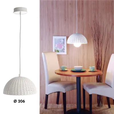 Viseči lestenec LED E27 viseča svetilka mavčne luči namizni kuhinjski šank 230V