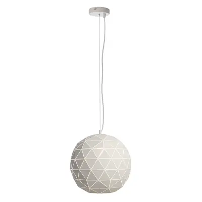 Sphere viseča svetilka viseča globus strop E27 premer 40cm BELA BARVA