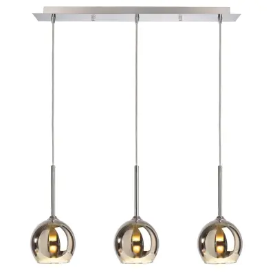 Lestenec 3 LED obeski G9 viseča svetilka steklena krogla lučka miza kuhinja bar restavracija 230V