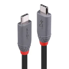 LINDY USB kabel USB 4.0 USB-C® vtič\, USB-C® vtič 0.8 m črna  36947