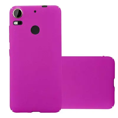 Cadorabo Case, združljiv s HTC v Frosty Pink - Hard Case zaščitni pokrov v zmrznjenem videzu proti praskam in udarcem