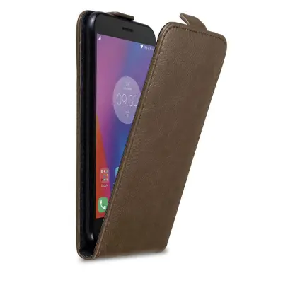 Cadorabo Ohišje, združljivo z Lenovo K6 / K6 POWER v kava rjava - Zaščitni ovitek v obliki flipa z magnetnim zapiranjem