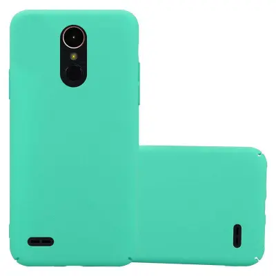Cadorabo Case, združljiv z LG v Frosty Green - Hard Case zaščitni pokrov v zmrznjenem videzu proti praskam in udarcem
