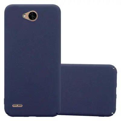 Cadorabo Case, združljiv z LG v Frosty Blue - Hard Case zaščitni pokrov v zmrznjenem videzu proti praskam in udarcem