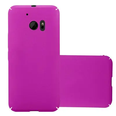 Cadorabo Case, združljiv s HTC v Frosty Pink - Hard Case zaščitni pokrov v zmrznjenem videzu proti praskam in udarcem
