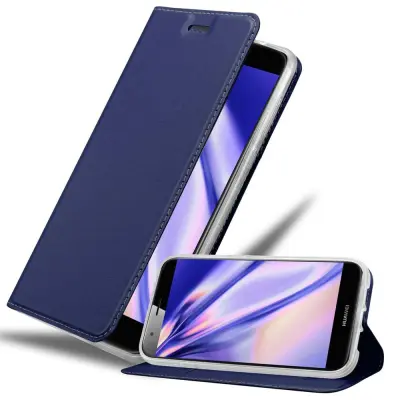 CADORABO Huawei ASCEND G7 PLUS/G8/GX8 v klasična temno modra - Zaščitni ovitek z magnetnim zapiranjem, stoječo funkcijo in režo za kartice