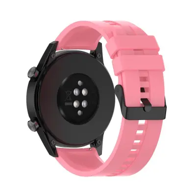 CADORABO 20mm združljiva s Samsung Galaxy Watch 42 mm/S2 Classic/Sport v roza - Nadomestna zapestnica za Huawei Watch 2 za Nokia Steel za LG Watch Spo