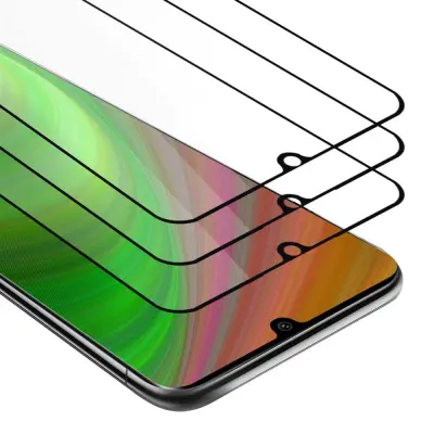 CADORABO Xiaomi RedMi NOTE 10 4G/RedMi NOTE 11 4G - Zaščitna folija v transparentno s čarno - 3-pack Kaljeno steklo za zaščito zaslona s trdo