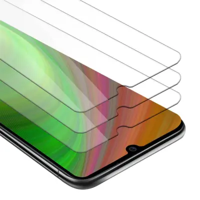 CADORABO LG K40S - Zaščitna folija v visoka prosojnost - 3-pack Kaljeno zaščitno steklo za zaslone s trdoto 9H in združljivostjo s 3D dotikom
