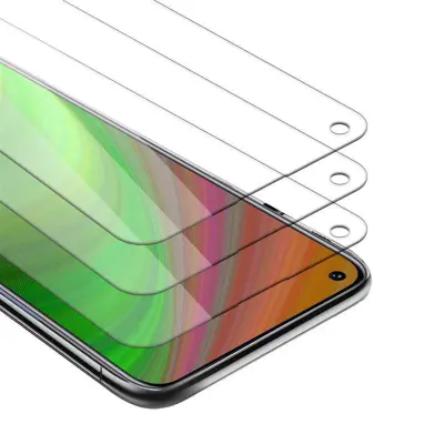 CADORABO Huawei NOVA 7 SE - Zaščitna folija v visoka prosojnost - 3-pack Kaljeno zaščitno steklo za zaslone s trdoto 9H in združljivostjo s 3D dotikom