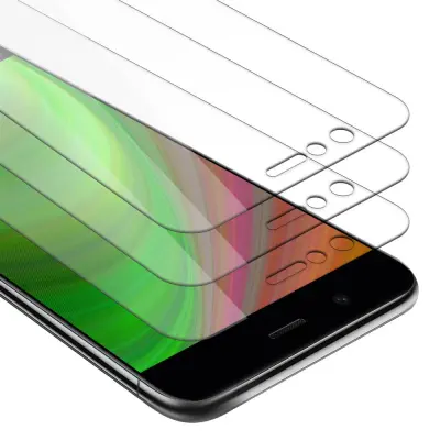 CADORABO Huawei NOVA 2 - Zaščitna folija v visoka prosojnost - 3-pack Kaljeno zaščitno steklo za zaslone s trdoto 9H in združljivostjo s 3D dotikom