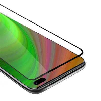 CADORABO Honor 30 PRO - Zaščitna folija za transparentna s črno barvo - Zaščitno steklo s kaljenim zaslonom s trdoto 9H in 3D dotikom