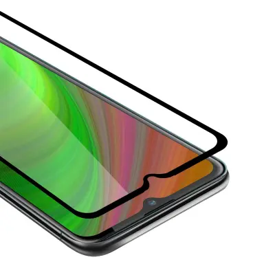 CADORABO Nokia 2.4 - Zaščitna folija za transparentna s črno barvo - Zaščitno steklo s kaljenim zaslonom s trdoto 9H in 3D dotikom