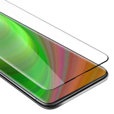 CADORABO Oppo FIND X - Zaščitna folija za transparentna s črno barvo - Zaščitno steklo s kaljenim zaslonom s trdoto 9H in 3D dotikom