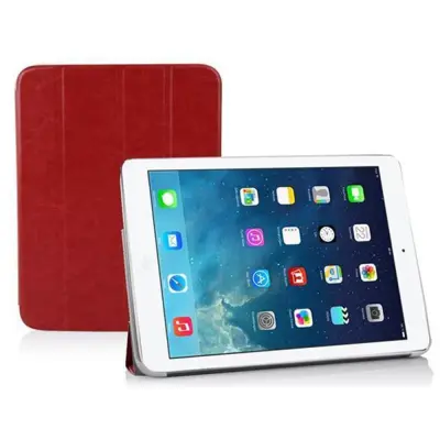 Cadorabo Ohišje za tablični računalnik, združljivo z Apple iPad AIR 2 2014/AIR 2013 v zinojsko rdeča - Ultra tanek zaščitni ovitek s funkcijo samodejn