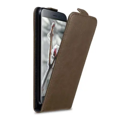 Cadorabo Ohišje, združljivo z Asus ZenFone 3 (5.2 Zoll) v kava rjava - Zaščitni ovitek v obliki flipa z magnetnim zapiranjem