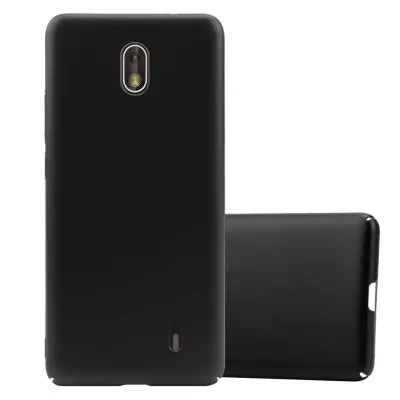 Cadorabo Case, združljiv z Nokia v kovinski črni barvi - trdi zaščitni pokrov v kovinskem videzu pred praskami in udarci