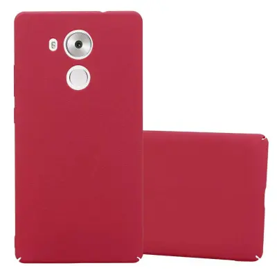 Primer Cadorabo, združljiv s Huawei v Frosty Red - Trdo zaščitni pokrov v zmrznjenem videzu proti praskam in udarcem