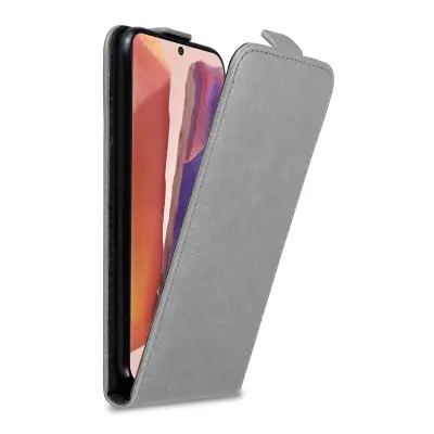 Cadorabo Ohišje, združljivo z Samsung Galaxy NOTE 20 v titanovo siva - Zaščitni ovitek v obliki flipa z magnetnim zapiranjem