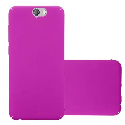 Cadorabo Case, združljiv s HTC v Frosty Pink - Hard Case zaščitni pokrov v zmrznjenem videzu proti praskam in udarcem