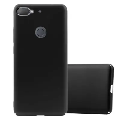 Cadorabo Case, združljiv s HTC v kovinski črni barvi - trdi zaščitni pokrov v kovinskem videzu pred praskami in udarci