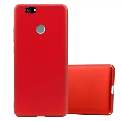 Cadorabo Case, združljiv s Huawei v kovinski rdeči barvi - trdi zaščitni pokrov v kovinskem videzu pred praskami in udarci