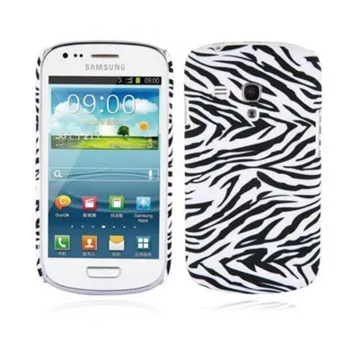 Cadorabo Case, združljiv s Samsungom z Zebra Print - Trdo zaščitni pokrov pri trendovskem dizajnu