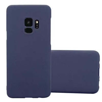Cadorabo Case, združljiv s Samsungom v Frosty Blue - Hard Case zaščitni pokrov v zmrznjenem videzu proti praskam in udarcem