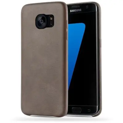 Cadorabo Case, združljiv s Samsungom v Vintage Brown - Hard Case zaščitni pokrov, narejen iz imitacijskega usnja