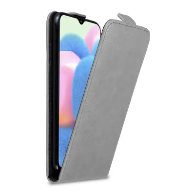 Cadorabo Ohišje, združljivo z Samsung Galaxy A50 4G / A50s / A30s v titanovo siva - Zaščitni ovitek v obliki flipa z magnetnim zapiranjem