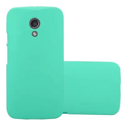 Cadorabo Case, združljiv z Motorolo v Frosty Green - Hard Case zaščitni pokrov v zmrznjenem videzu proti praskam in udarcem