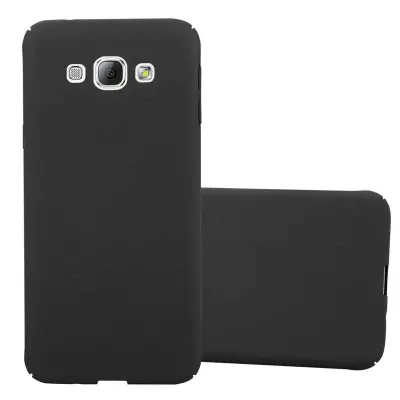 Cadorabo Case, združljiv s Samsungom v Frosty Black - Hard Case zaščitni pokrov v zmrznjenem videzu proti praskam in udarcem