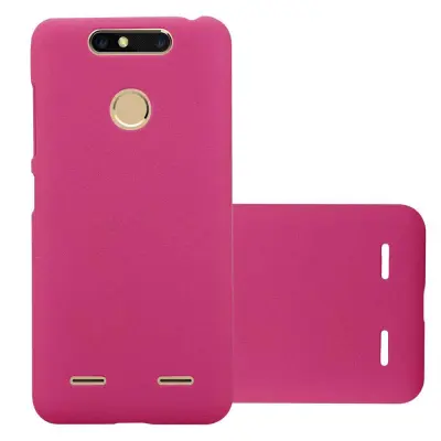 Cadorabo Case, združljiv z ZTE v Frosty Pink - Hard Case zaščitni pokrov v zmrznjenem videzu proti praskam in udarcem