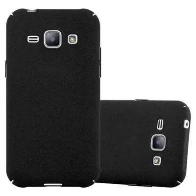 Cadorabo Case, združljiv s Samsungom v Frosty Black - Hard Case zaščitni pokrov v zmrznjenem videzu proti praskam in udarcem