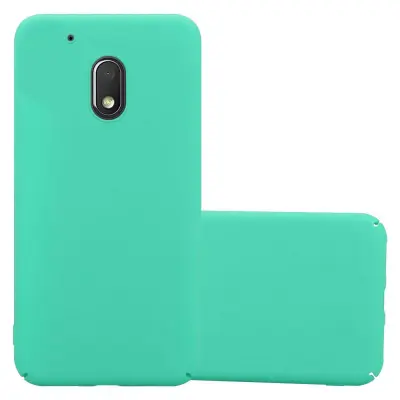 Cadorabo Case, združljiv z Motorolo v Frosty Green - Hard Case zaščitni pokrov v zmrznjenem videzu proti praskam in udarcem
