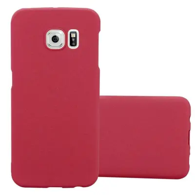 Cadorabo Case, združljiv s Samsungom v Frosty Red - Hard Case zaščitni pokrov v zmrznjenem videzu proti praskam in udarcem