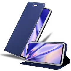 Cadorabo Ohišje, združljivo z Samsung Galaxy A71 5G v klasična temno modra - Zaščitni ovitek z magnetnim zapiranjem, stoječo funkcijo in režo za kartice