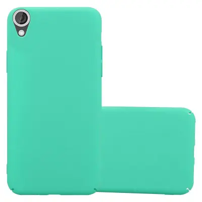 Cadorabo Case, združljiv s HTC v Frosty Green - Hard Case zaščitni pokrov v zmrznjenem videzu proti praskam in udarcem