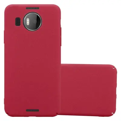 Cadorabo Case, združljiv z Nokia v Frosty Red - Hard Case zaščitni pokrov v zmrznjenem videzu proti praskam in udarcem