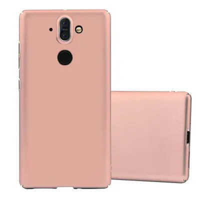 Primer Cadorabo, združljiv z Nokia v kovinskem rosă ‰ Gold - Hard Case zaščitni pokrov v kovinskem videzu proti praskam in udarcem