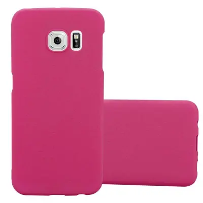 Cadorabo Case, združljiv s Samsungom v Frosty Pink - Hard Case zaščitni pokrov v zmrznjenem videzu proti praskam in udarcem