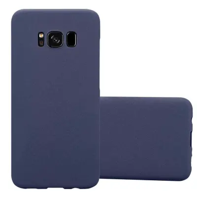 Cadorabo Case, združljiv s Samsungom v Frosty Blue - Hard Case zaščitni pokrov v zmrznjenem videzu proti praskam in udarcem
