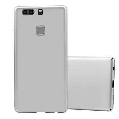 Cadorabo Case, združljiv s Huawei v kovinskem srebru - trdi zaščitni pokrov v kovinskem videzu pred praskami in udarci