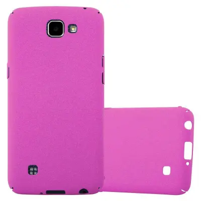 Cadorabo Case, združljiv z LG -om v Frosty Pink - Hard Case zaščitni pokrov v zmrznjenem videzu proti praskam in udarcem