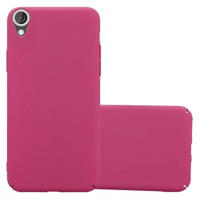 Cadorabo Case, združljiv s HTC v Frosty Pink - Hard Case zaščitni pokrov v zmrznjenem videzu proti praskam in udarcem
