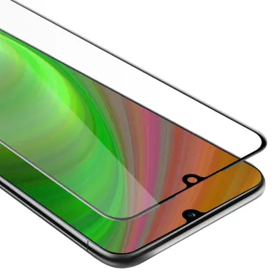 CADORABO Huawei NOVA 5/5 PRO - Zaščitna folija za transparentna s črno barvo - Zaščitno steklo s kaljenim zaslonom s trdoto 9H in 3D dotikom