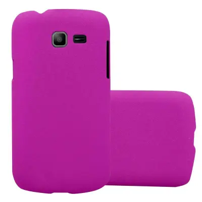 Cadorabo Case, združljiv s Samsungom v Frosty Pink - Hard Case zaščitni pokrov v zmrznjenem videzu proti praskam in udarcem