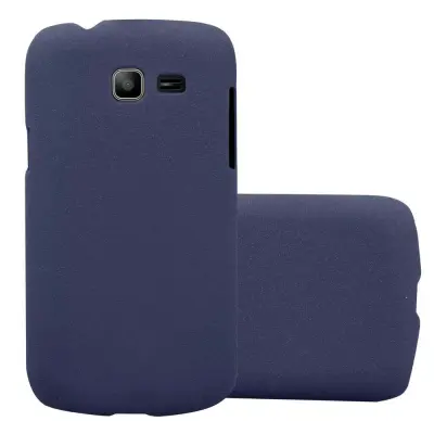 Cadorabo Case, združljiv s Samsungom v Frosty Blue - Hard Case zaščitni pokrov v zmrznjenem videzu proti praskam in udarcem